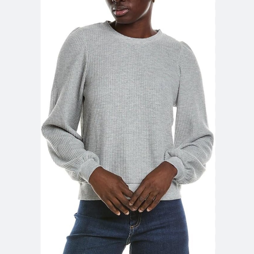 Chaser Owlsley Pullover Waffle Knit long sleeve Tee. size Small New!